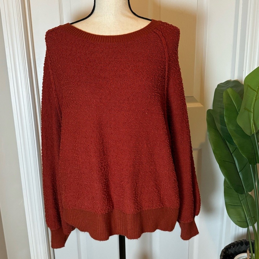 Altar’d State Burnt Orange Sweater NWOT M/L.